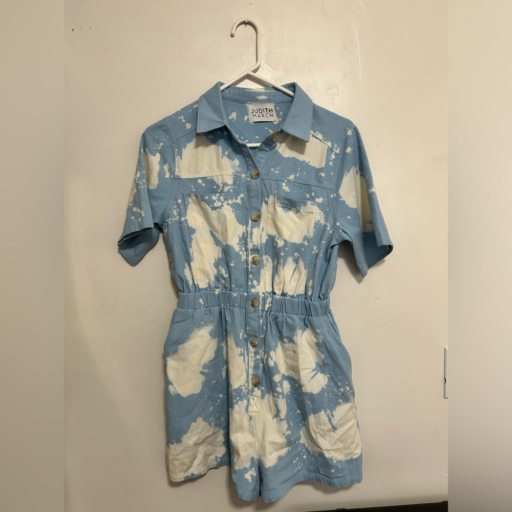 Judith March romper blue size medium